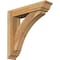 Ekena Millwork Thorton Traditional Rough Sawn Bracket w/ Offset Brace, Western Red Cedar, 6"W x 26"D x 26"H BKT0604X26X26THR01RWR - alternate 1